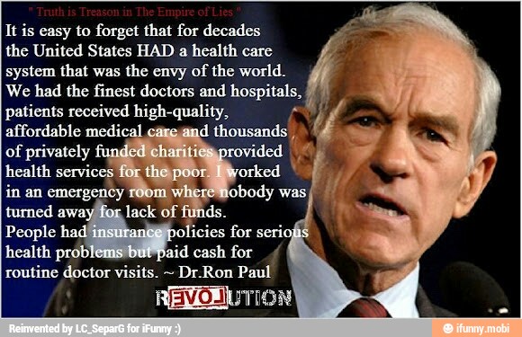 It is easy to forget that for decades
the United States HAD a
health care
system that was
the envy of the world.
We had the finest doctors and hospitals,
patients received high-quality,
of privately