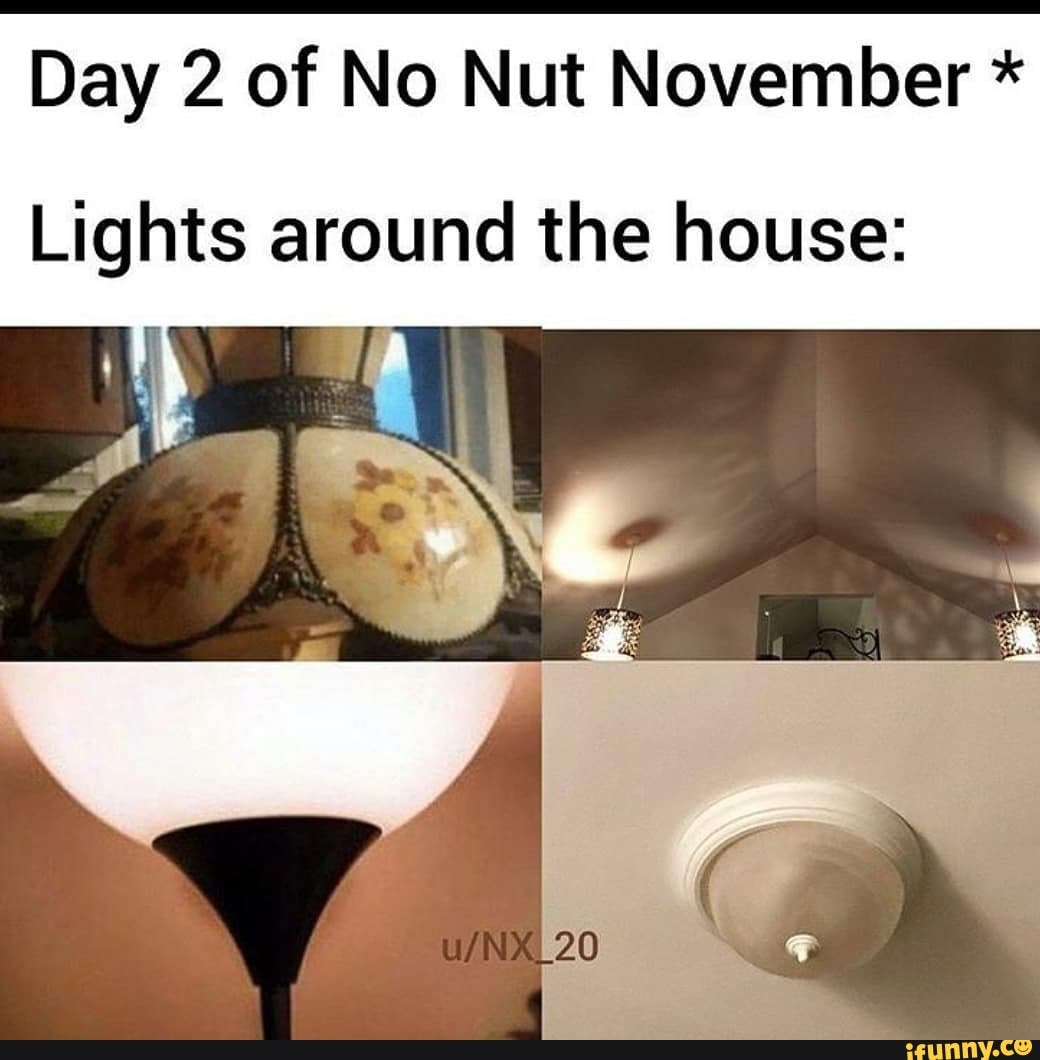 Day 2 of no nut november meme