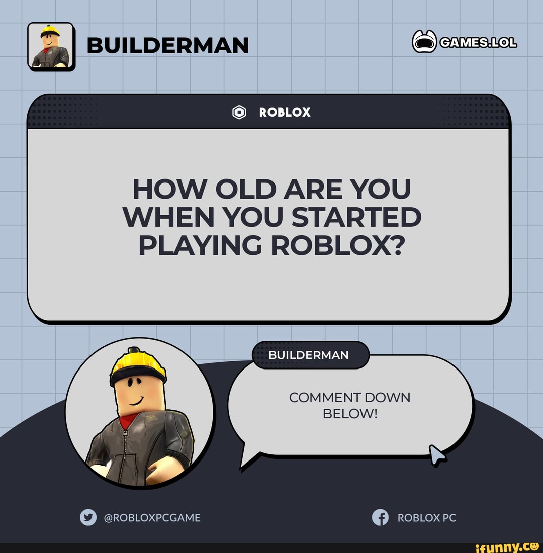 Old builderman - Roblox