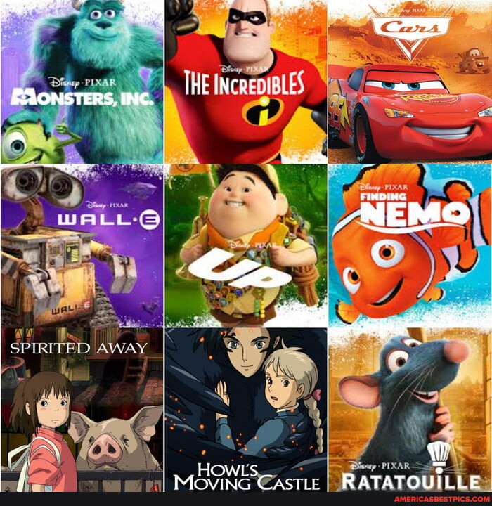 SPIRITED AWAY Hower: PIXAR RATATOUILLE: - America’s best pics and videos