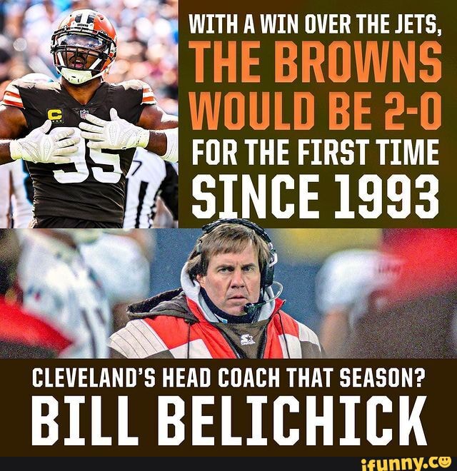 TodayInSports on X: Today in 1996, the Cleveland Browns fire Bill  Belichick. #TodayInSports  / X