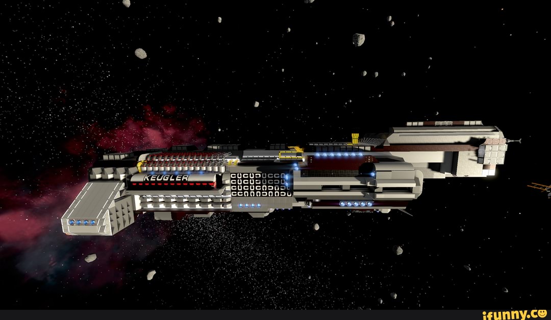 This is the Keugler, the most ridiculously oversized capital vessel I