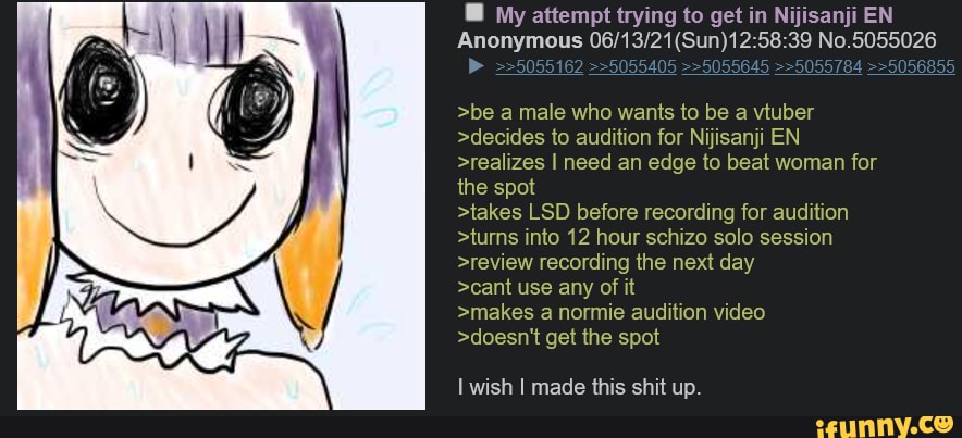 My attempt trying to get in Nijisanji EN Anonymous Ne > 35055405