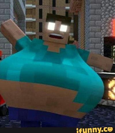 herobrine, gordo, minecraft, jogos, seila, helenobrian