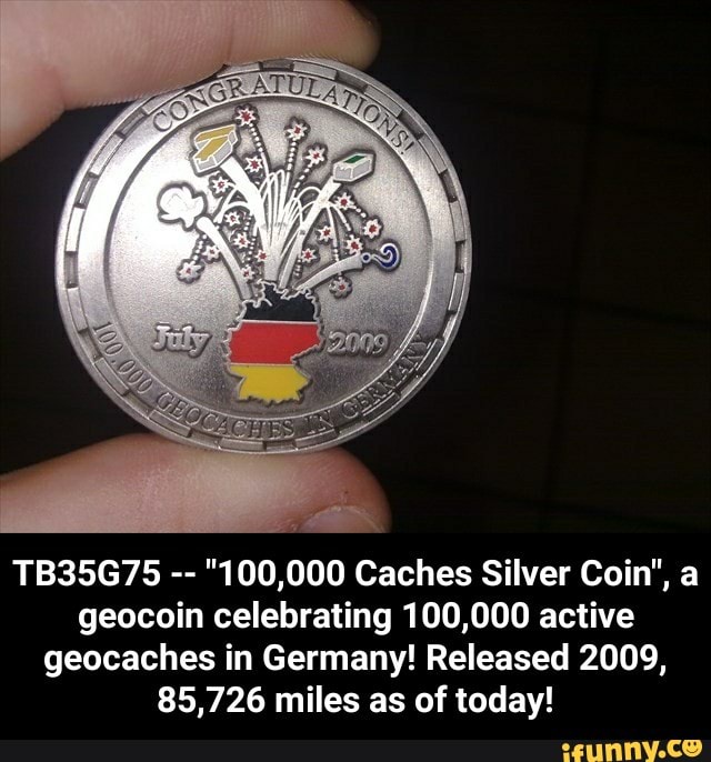 Geocoin Non Activé - Pièce Collector En Métal, Traçable, édition Régulière