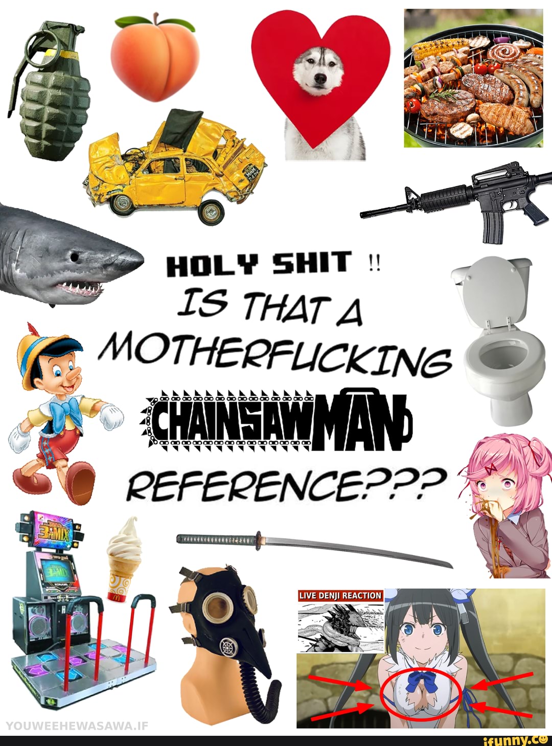 Is this a mf JOJO REFERENCE??!?! : r/ChainsawMan