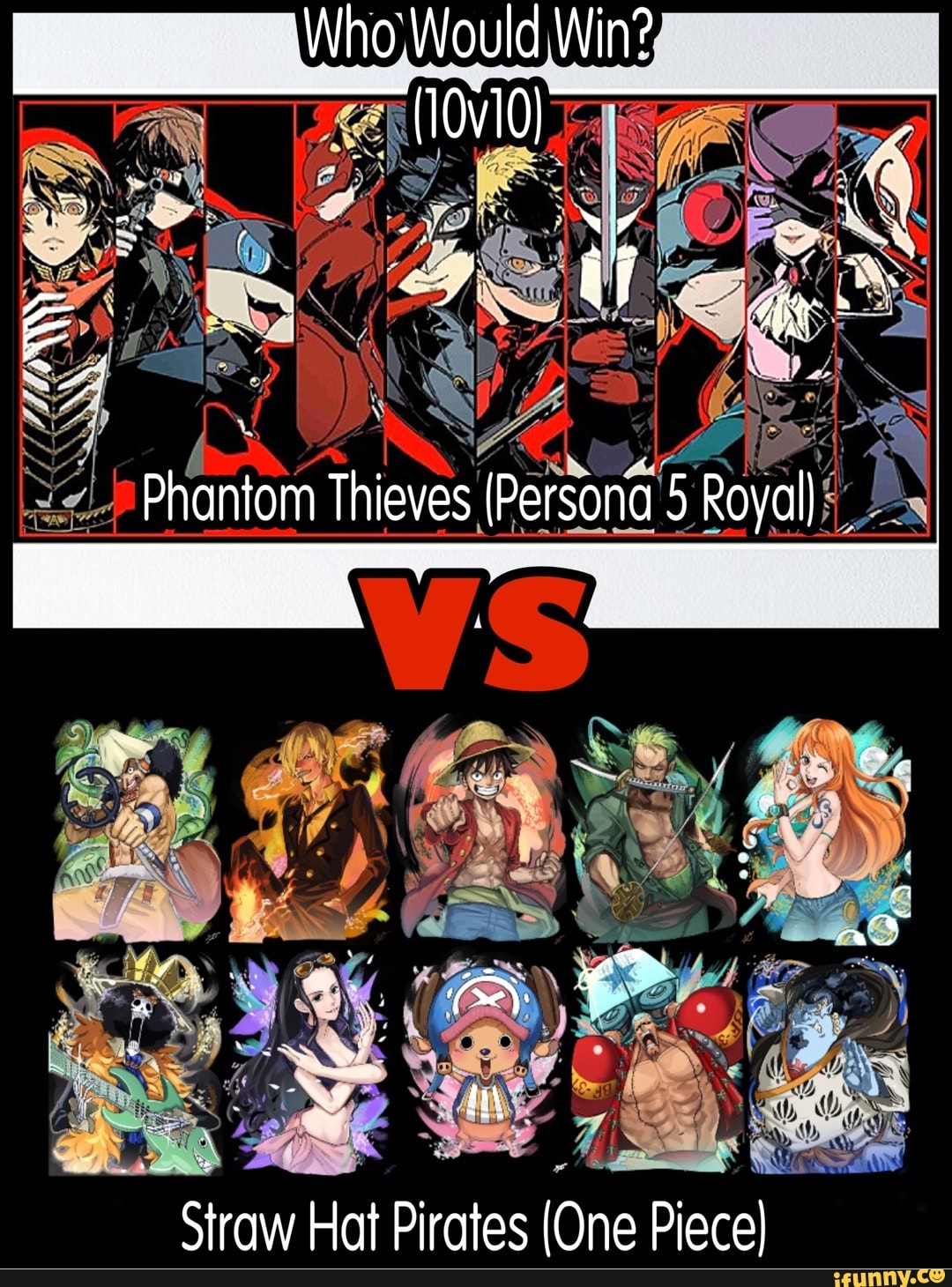 Who would win if all of the Straw Hat Pirates from the anime/manga