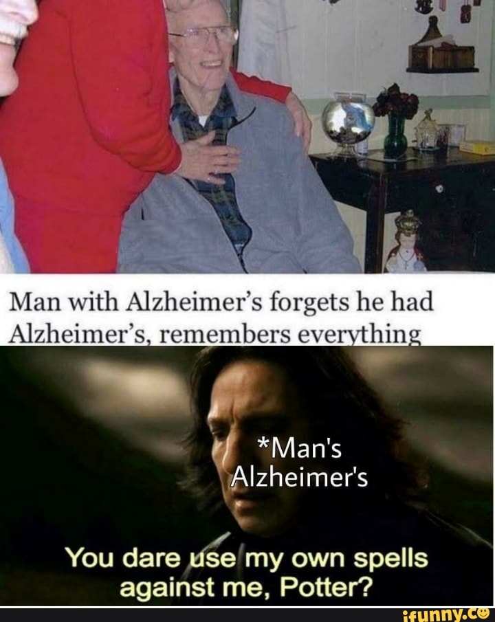 Bag Ar Man With Alzheimers Forgets He Had Alzheimers Remembers Everything Aus You Dare Use 