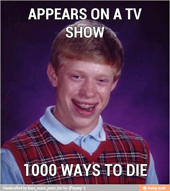 APPEARS ON A TV