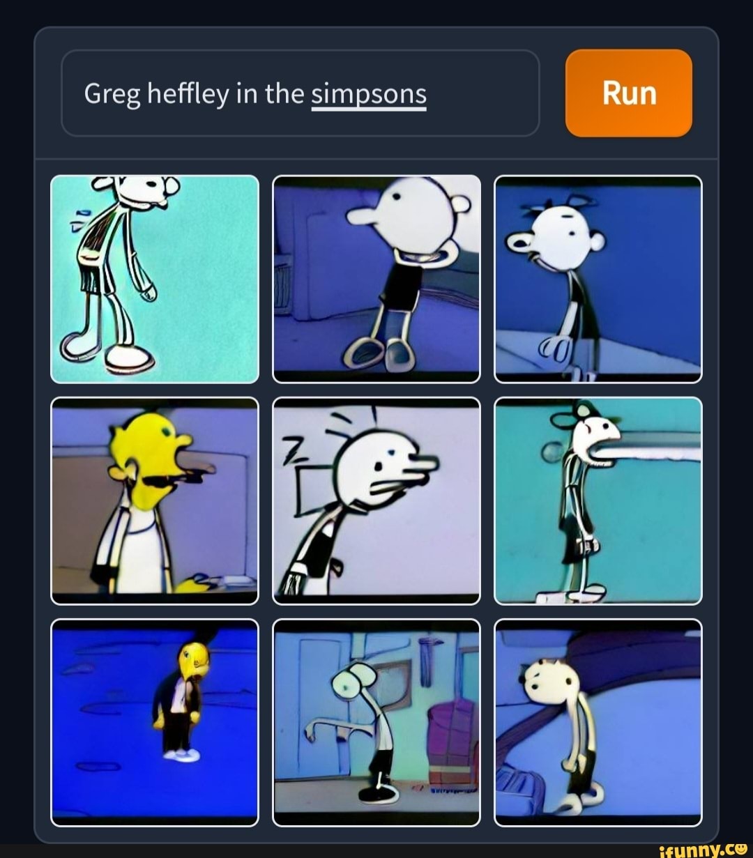 Greg Heffley In The Simpsons Run Ifunny