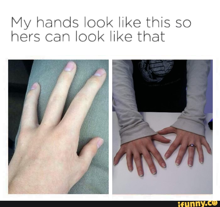 Lil' dumpy - My hands look like this so hers can look like that - iFunny