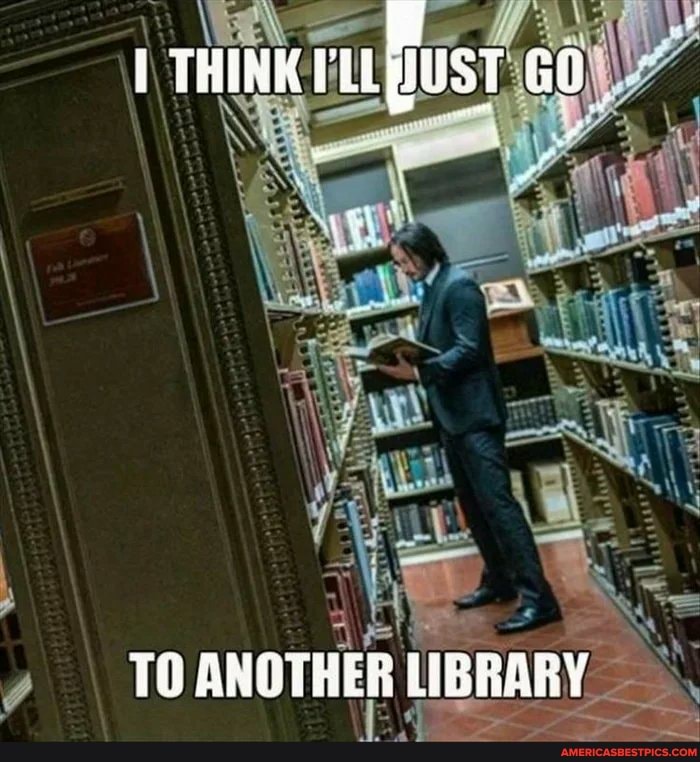 THINK TLL PUST
TO ANOTHER LIBRARY