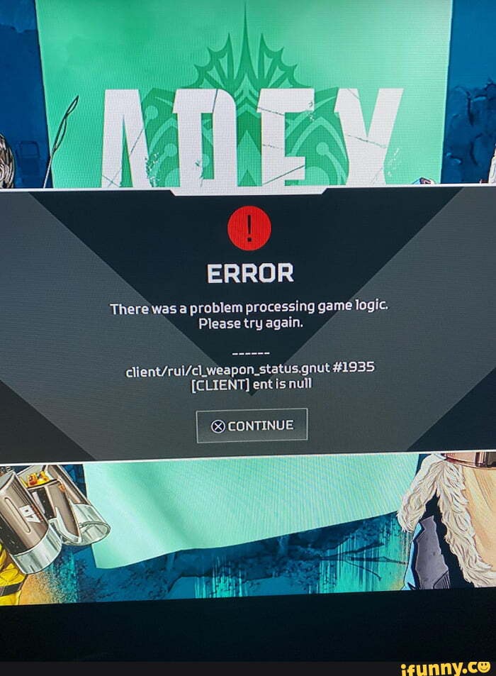 There was a problem processing game logic please try again apex legends ошибка