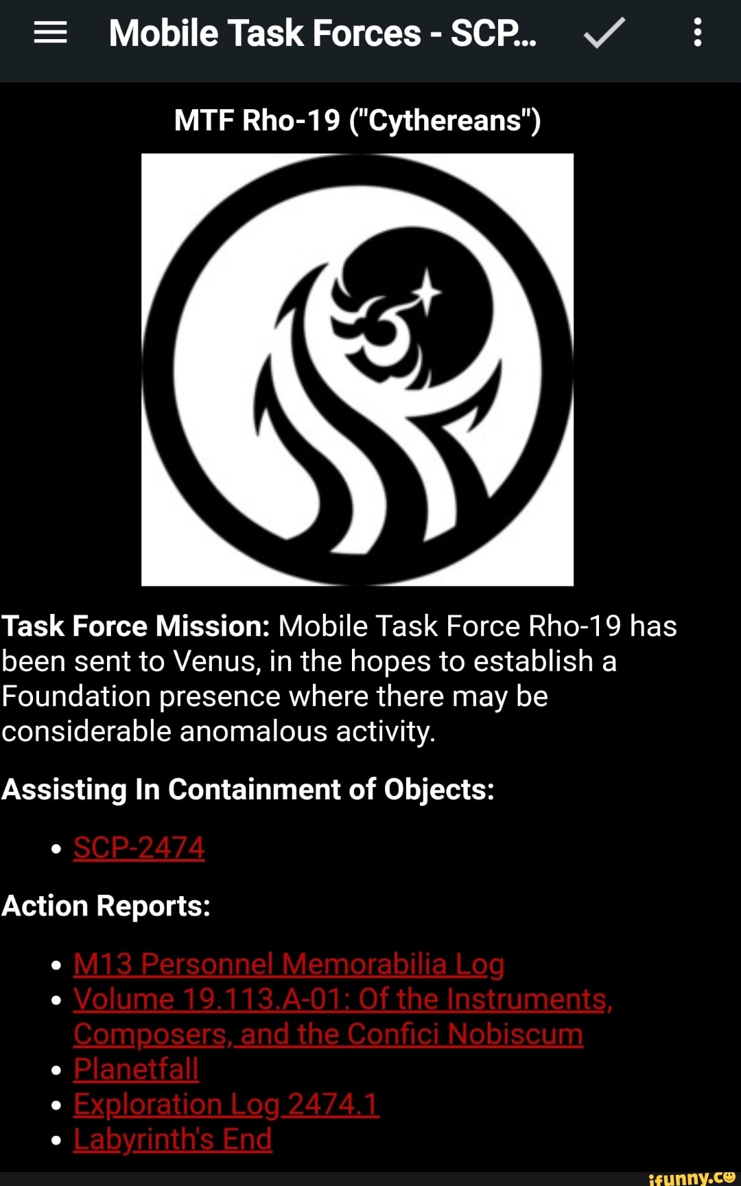 Join the SCP Foundation Mobile Task Force today! Contain SCPs with your  comrades and participate in different environments that will you enjoy. We  hope to see you there! : r/VRchat