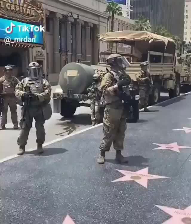 California National Guard in Hollywood )