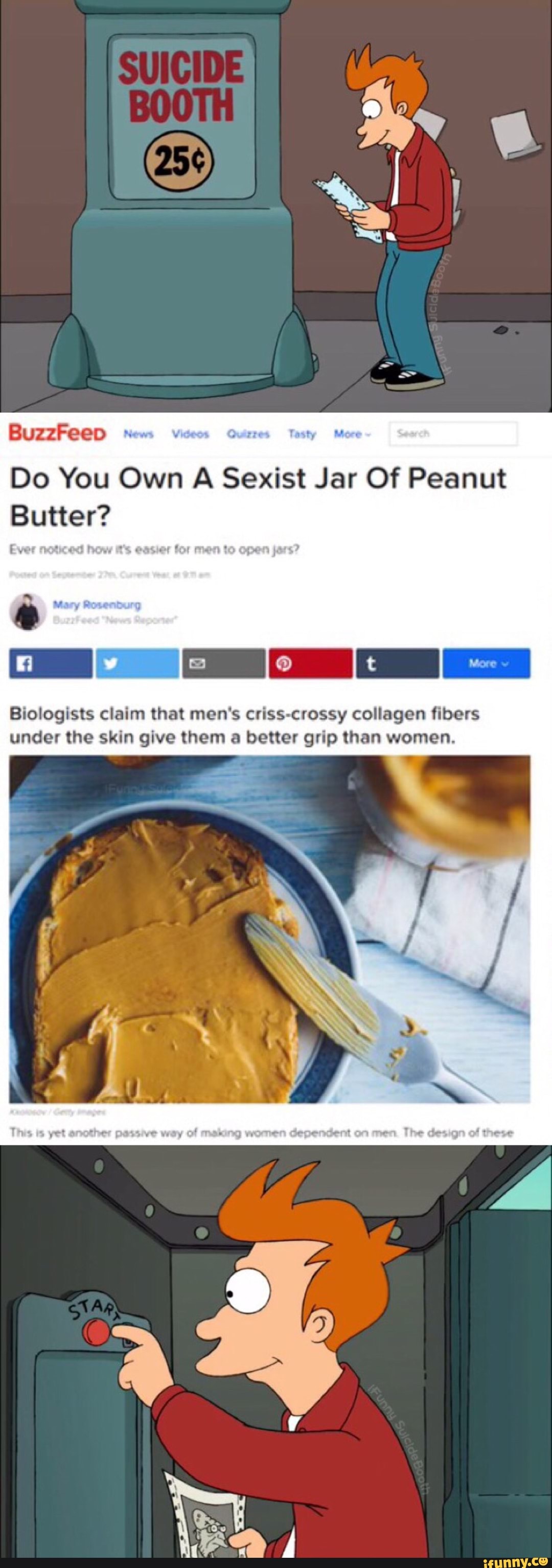 Do You Own A Sexist Jar Of Peanut Butter Biologists Claim