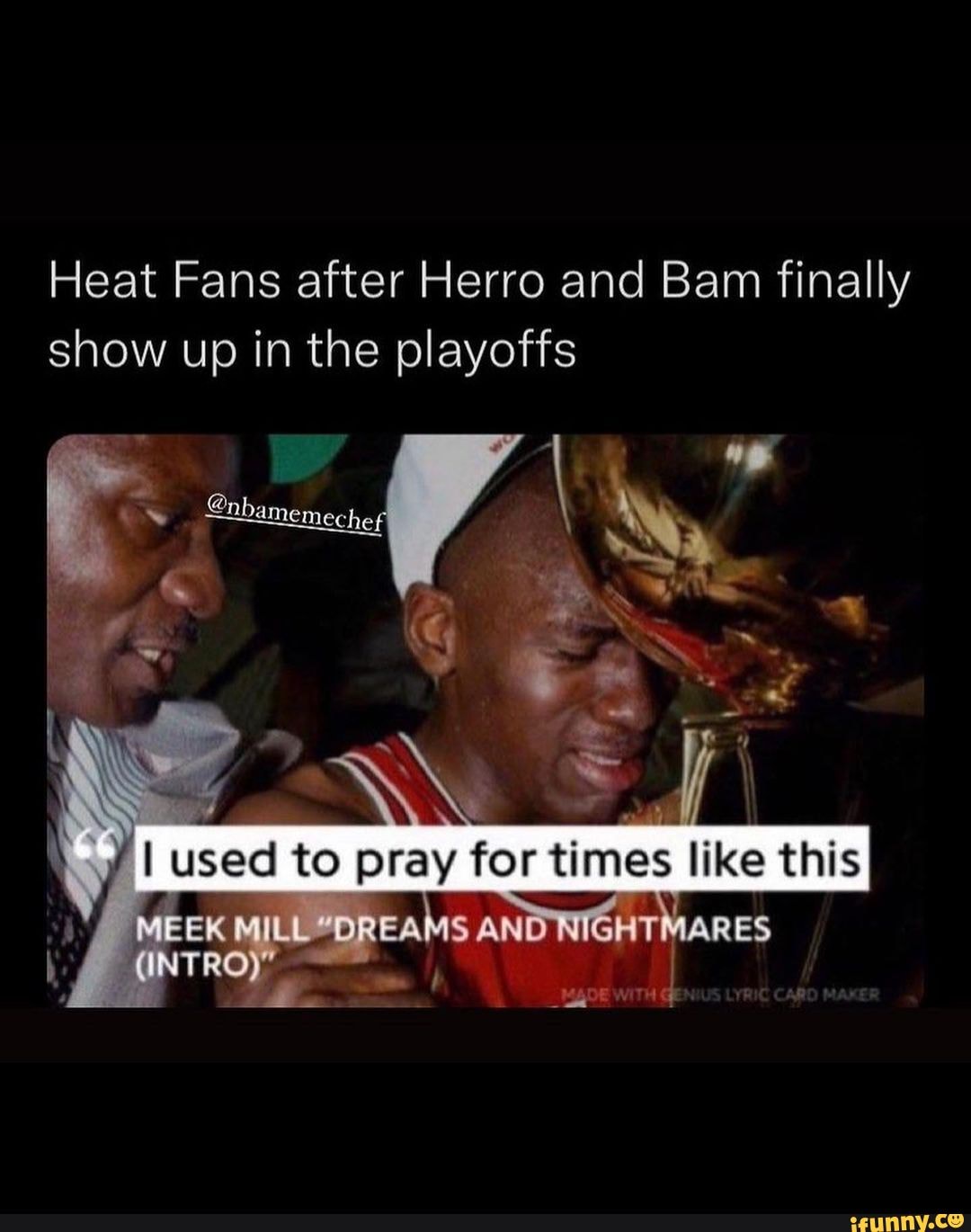 Heat Fans after Herro and Bam finally show up in the playoffs