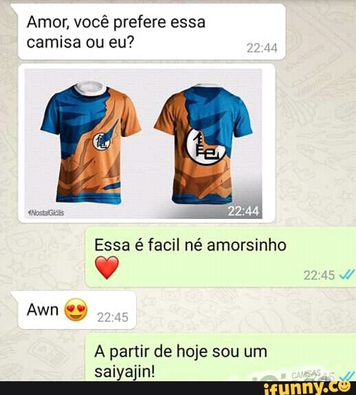 Amor, você prefere essa
camisa ou eu?
Essa é facil né amorsinho
4
A partir de hoje sou um
EIN elias