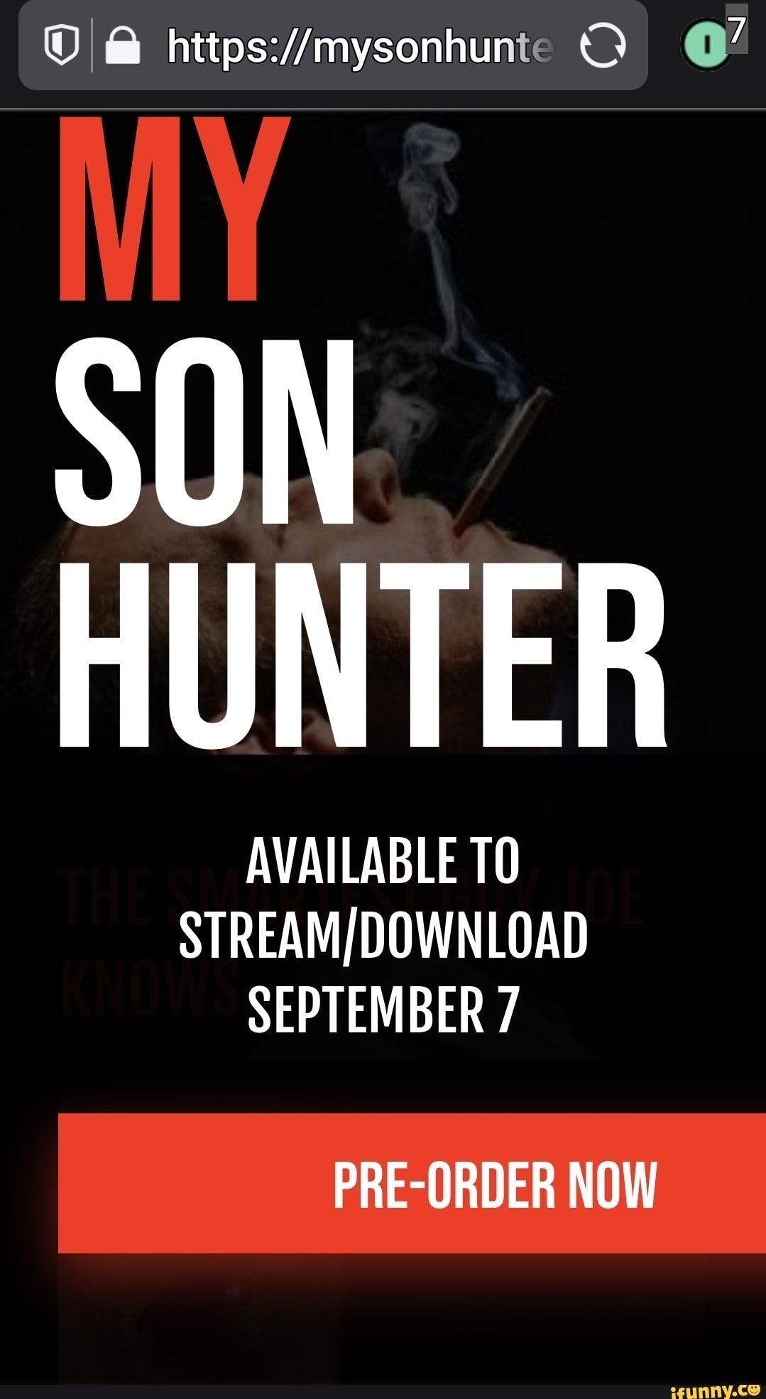 MY SON HUNTER AVAILABLE TO SEPTEMBER 7 PREORDER NOW iFunny