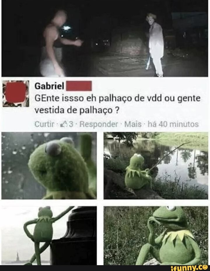 Gabriel
GEnte issso eh palhaço de vdd ou gente vestida de palhaço ?
Curir Responder m amo