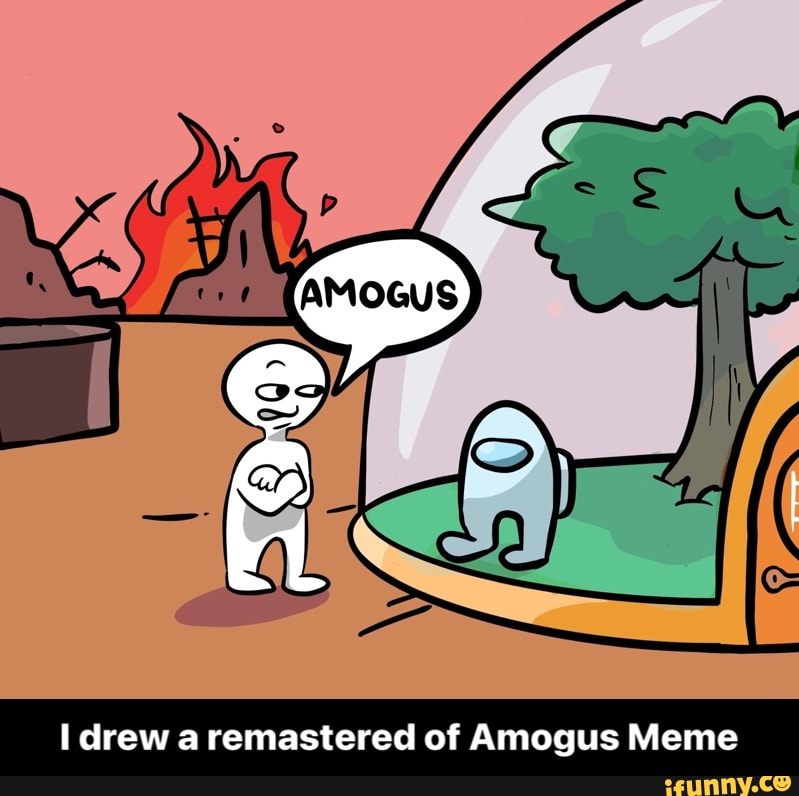 Drew ed of Amogus Meme I drew a remaster - I drew a remastered of ...