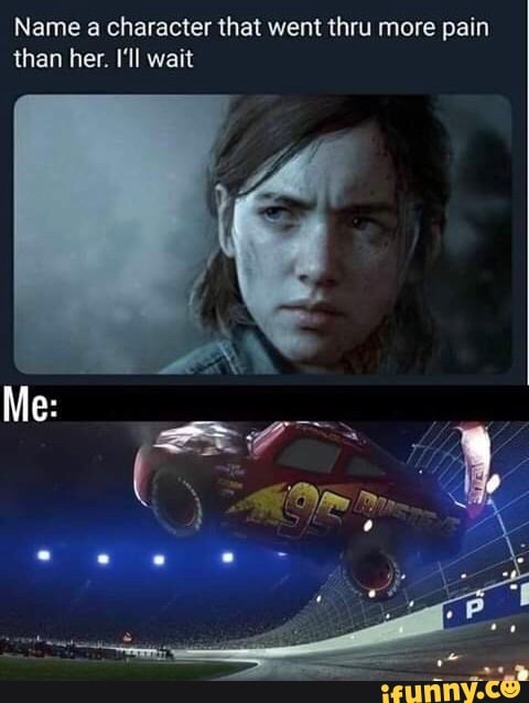 Name a character that went thru more pain
than her. I'll wait