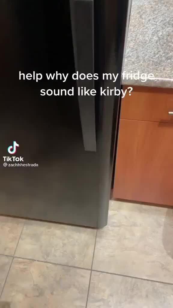 Help why does my fridge-_ sound like kirby? cf TikTck zachhhestrada -  iFunny Brazil