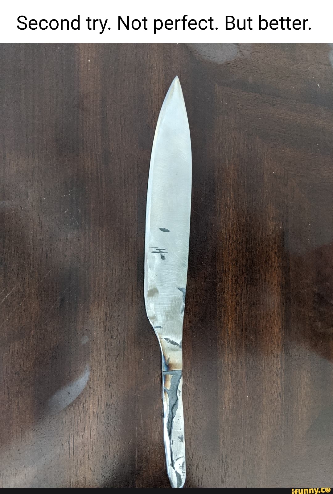 Second try. Not perfect. But better.