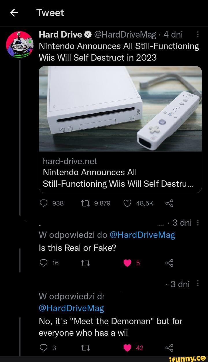Tweet Hard Drive HardDriveMag dni Nintendo Announces All Still