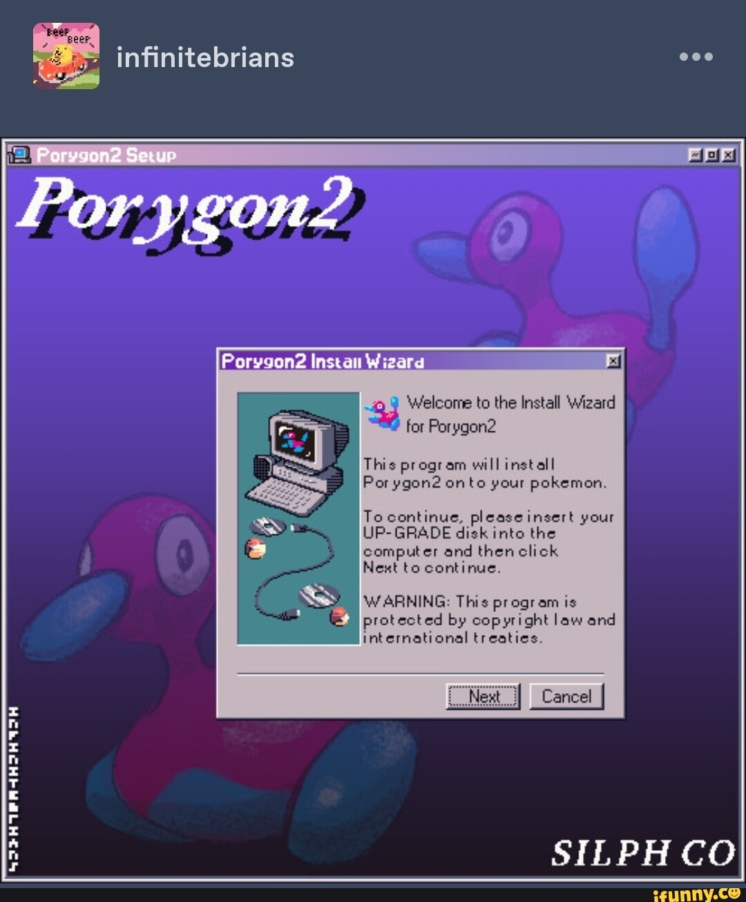 Porygon Computer Infinitebrians Porygon? Porygon2 Instan Wizare Welcome to the Install ...