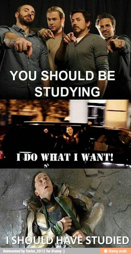 YOU SHOULD
STUDYING
Ya