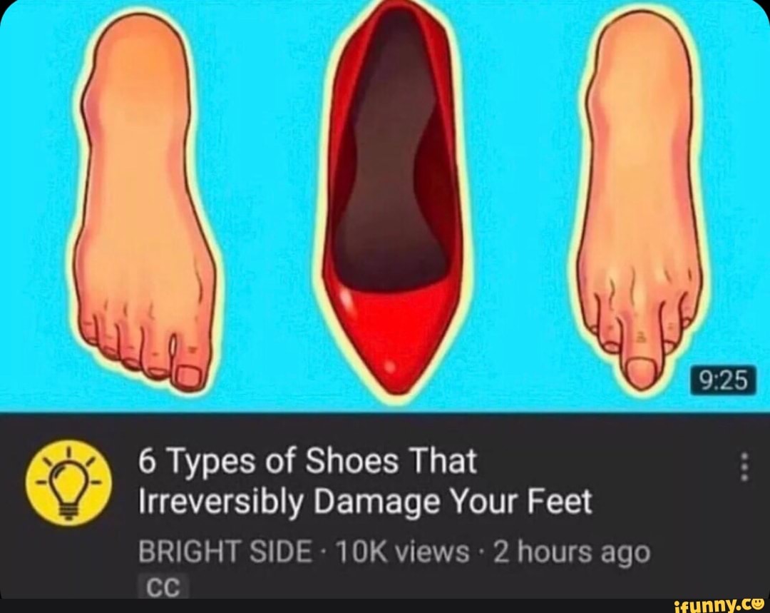 6 Types of Shoes That Irreversibly Damage Your Feet BRIGHT SIDE 10K