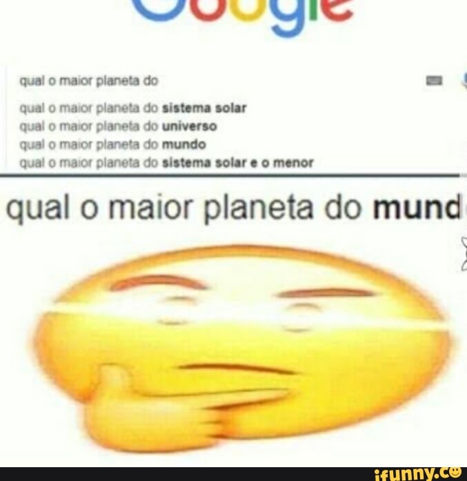 qual o maior planeta do =!
qual o maior planeta do sistema solar
qual o maior planeta do universo
qual o maior planeta do mundo
Qual o maior planeta do sistema solar e o menor
qual maior planeta do mund