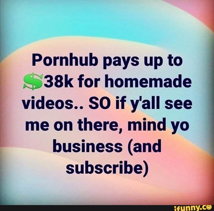 How much does pornhub pay for home videos