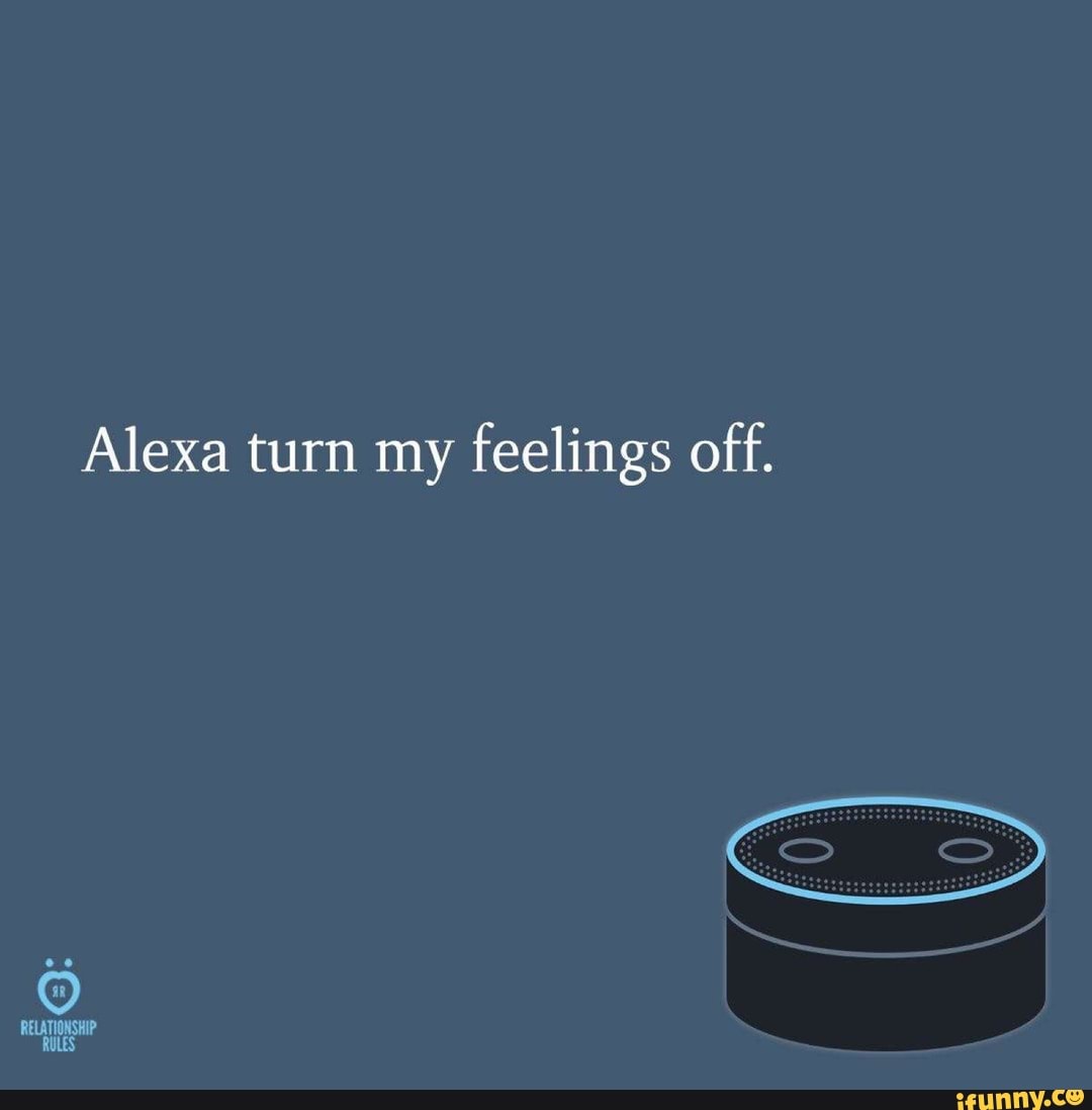 Alexa Turn My Feelings Off Wspor Lass Alexa Please Reddit