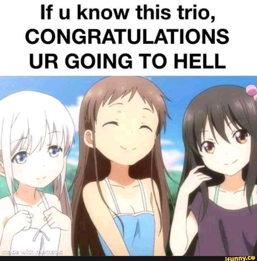 Funny A$ Hell Anime Meme$ - Live, Friends, Tumblr, v.s Me (or us