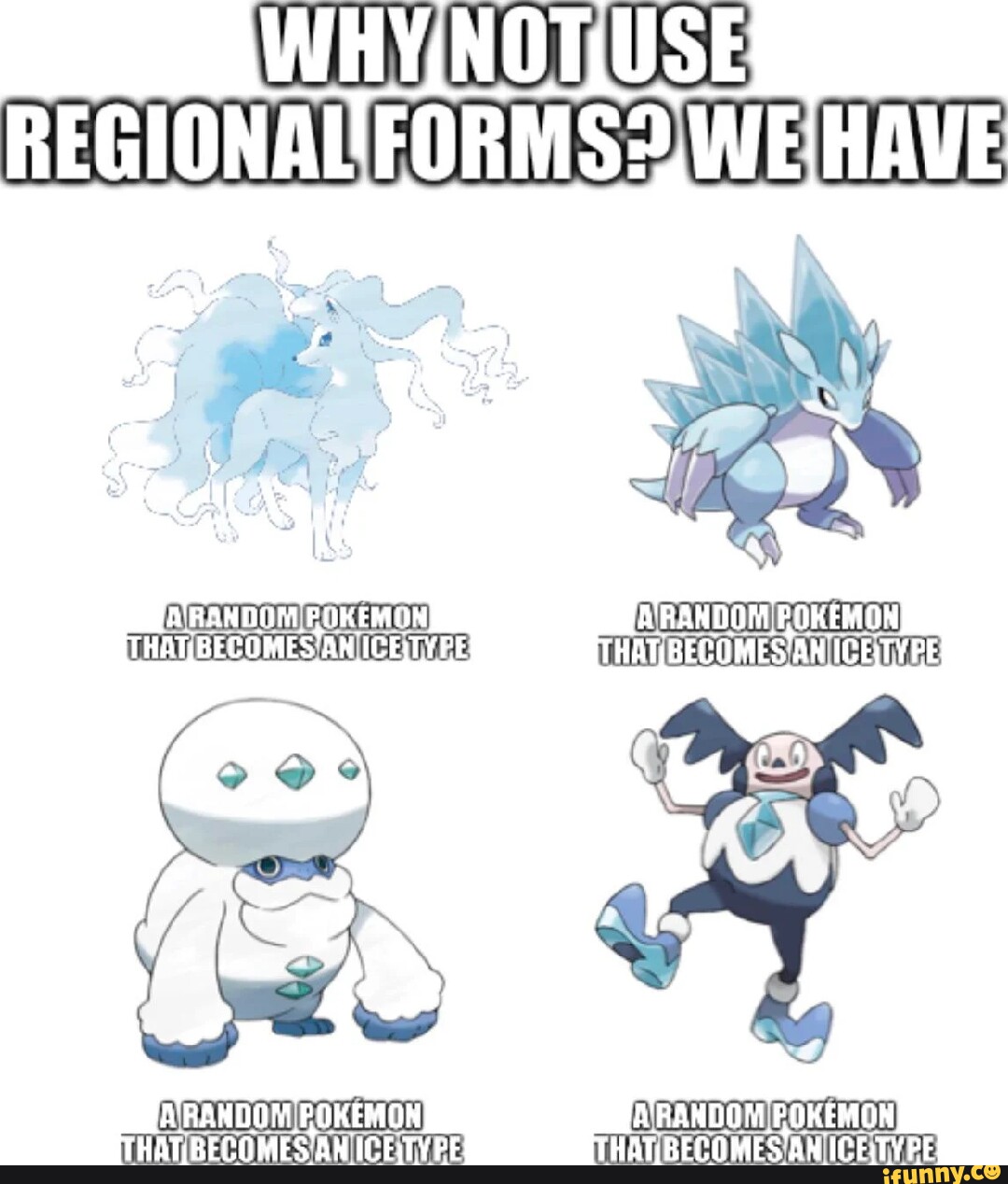 Remember when ice type had a purpose? : r/pokemon