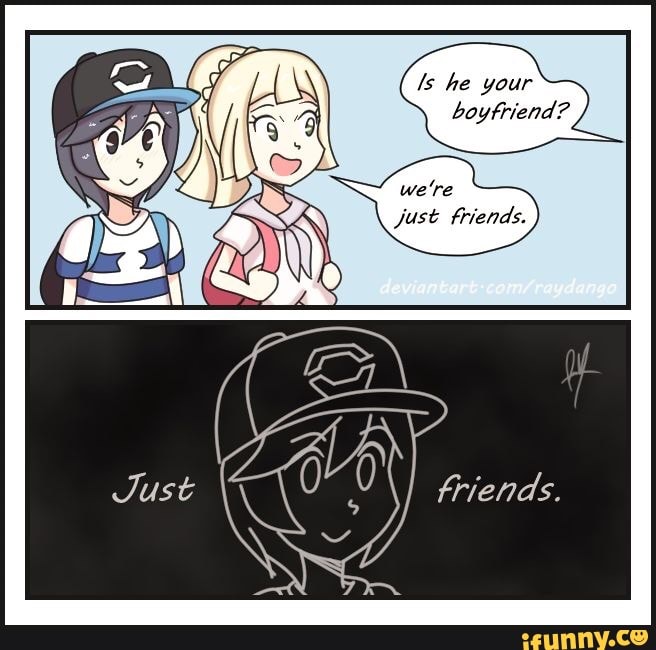 games, pokemon, pokemonsunandmoon, lillie, is, he, your, boyfriend, were, just, friends, comic, featureworthy