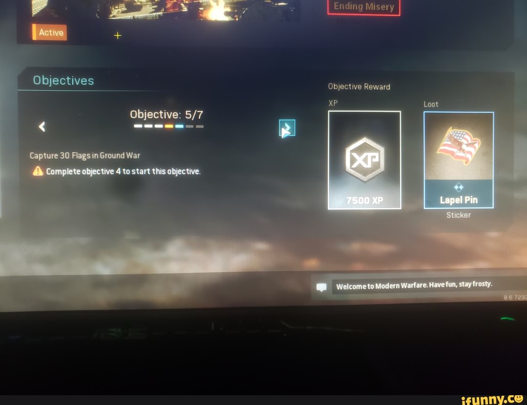 Ending Misery
Objective Reward
