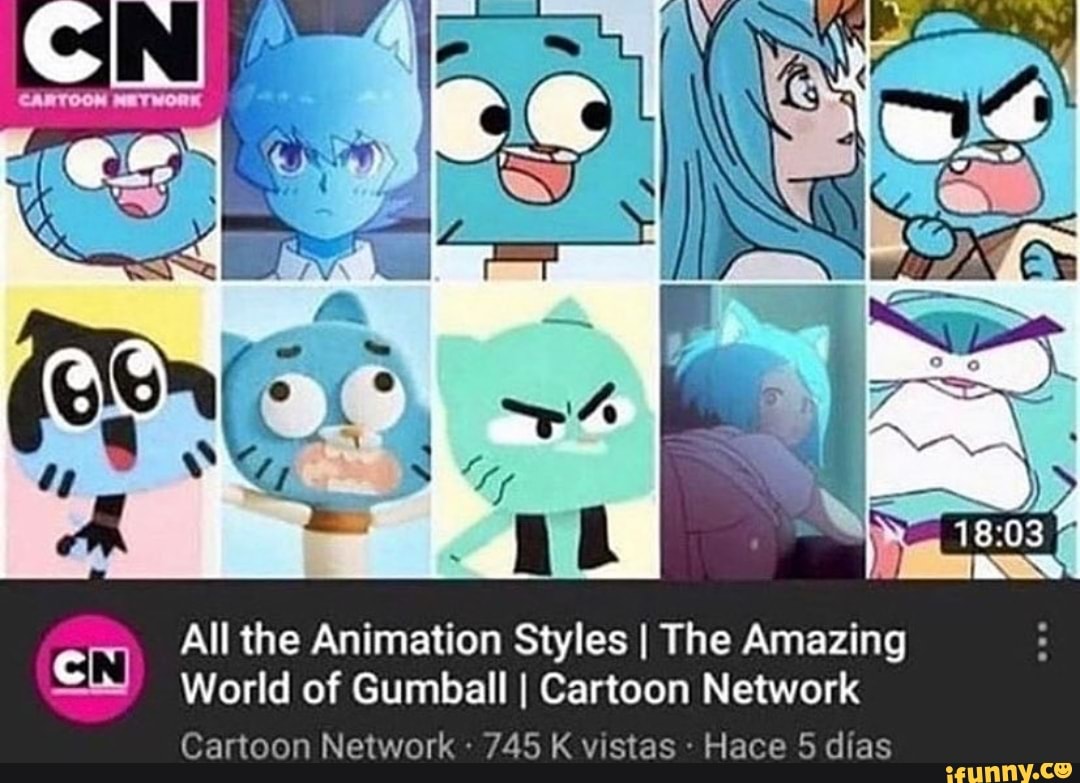 Cc
All the Animation Styles I The Amazing
World of Gumball I Cartoon Network
Cartoon Network 745 K vistas Hace 5 dias