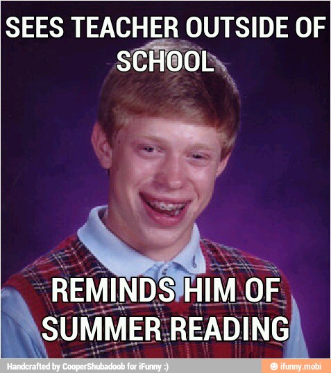 SEES TEACHER OUTSIDE OF
SCHOOL",