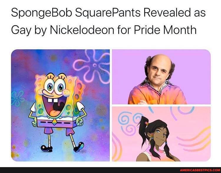 Spongebob Squarepants Revealed As Gay By Nickelodeon For Pride Month Americas Best Pics And 