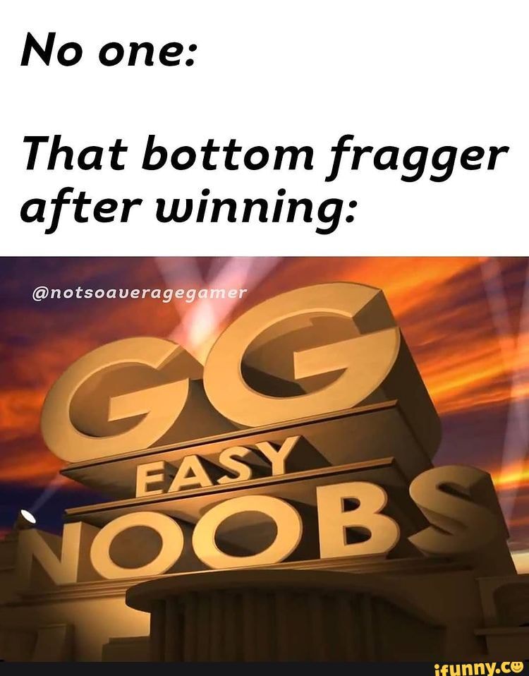 bottom fragger meaning