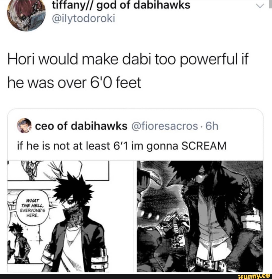 Hori would make dabi too powerful if he was over 6'0 feet ”: ceo of ...