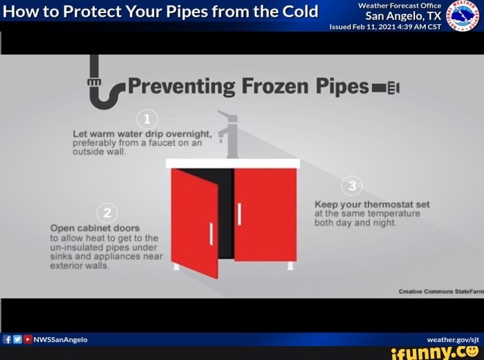 How to Protect Your Pipes from the Cold San Angelo, TX Issued Feb 11 ...