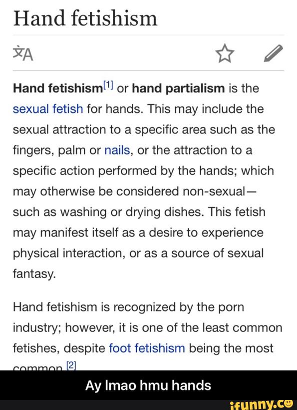 Hand Partialism