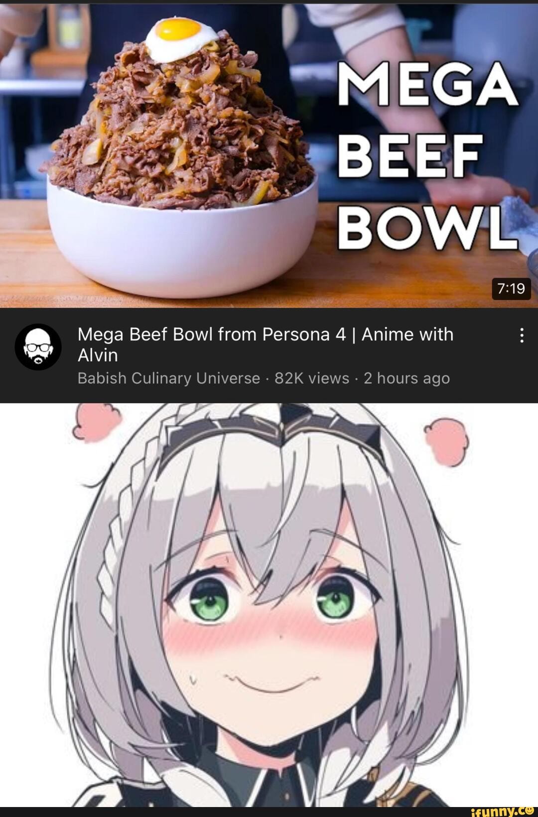 MEGA BEEF BOWL Mega Beef Bowl from Persona 4 I Anime with Alvin Babish
