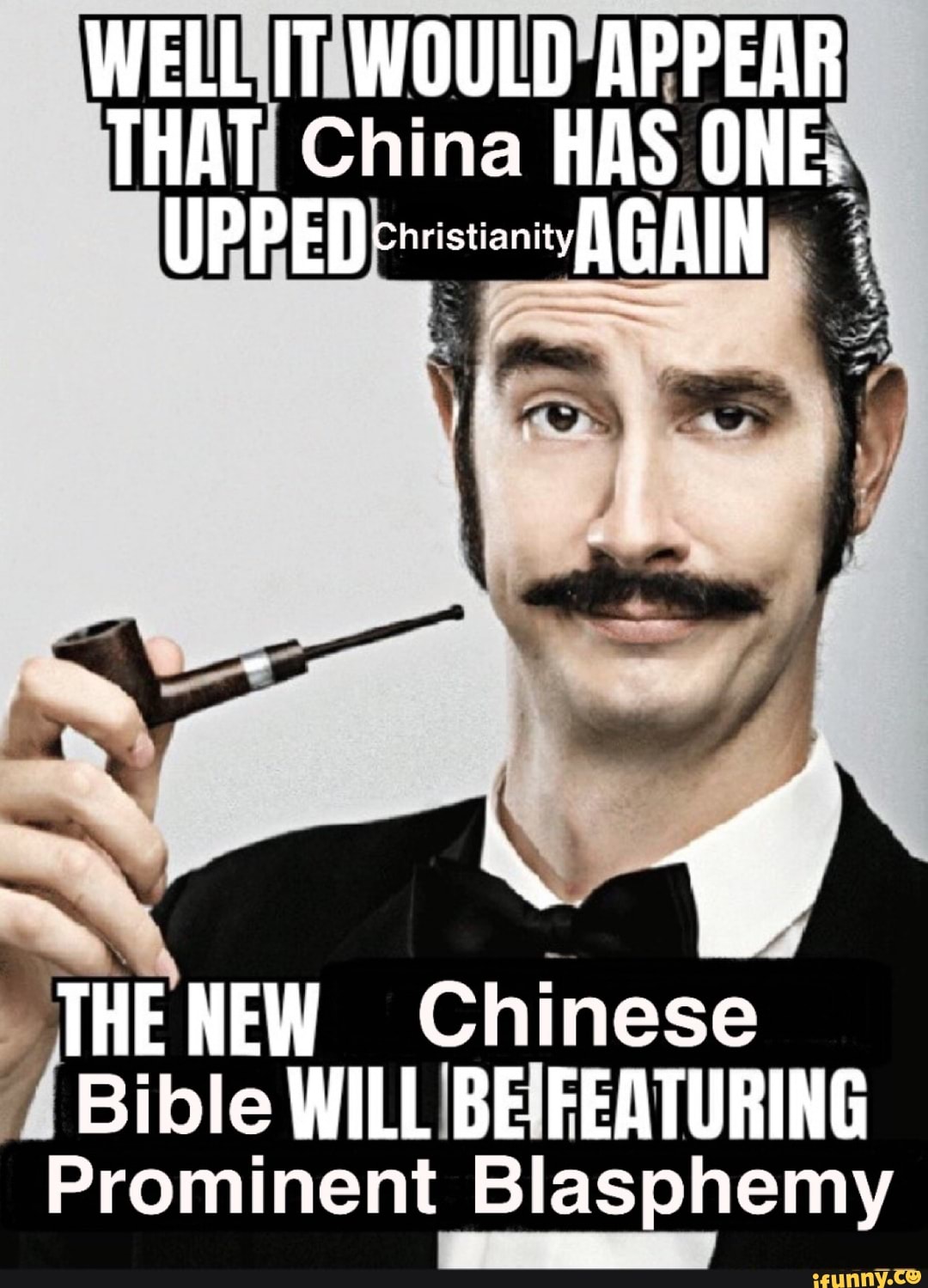WELL IT WOULD APPEAR THAT China a HAS ONE.
THE NEW Chinese
Bible WILL
Prominent Blasphemy
