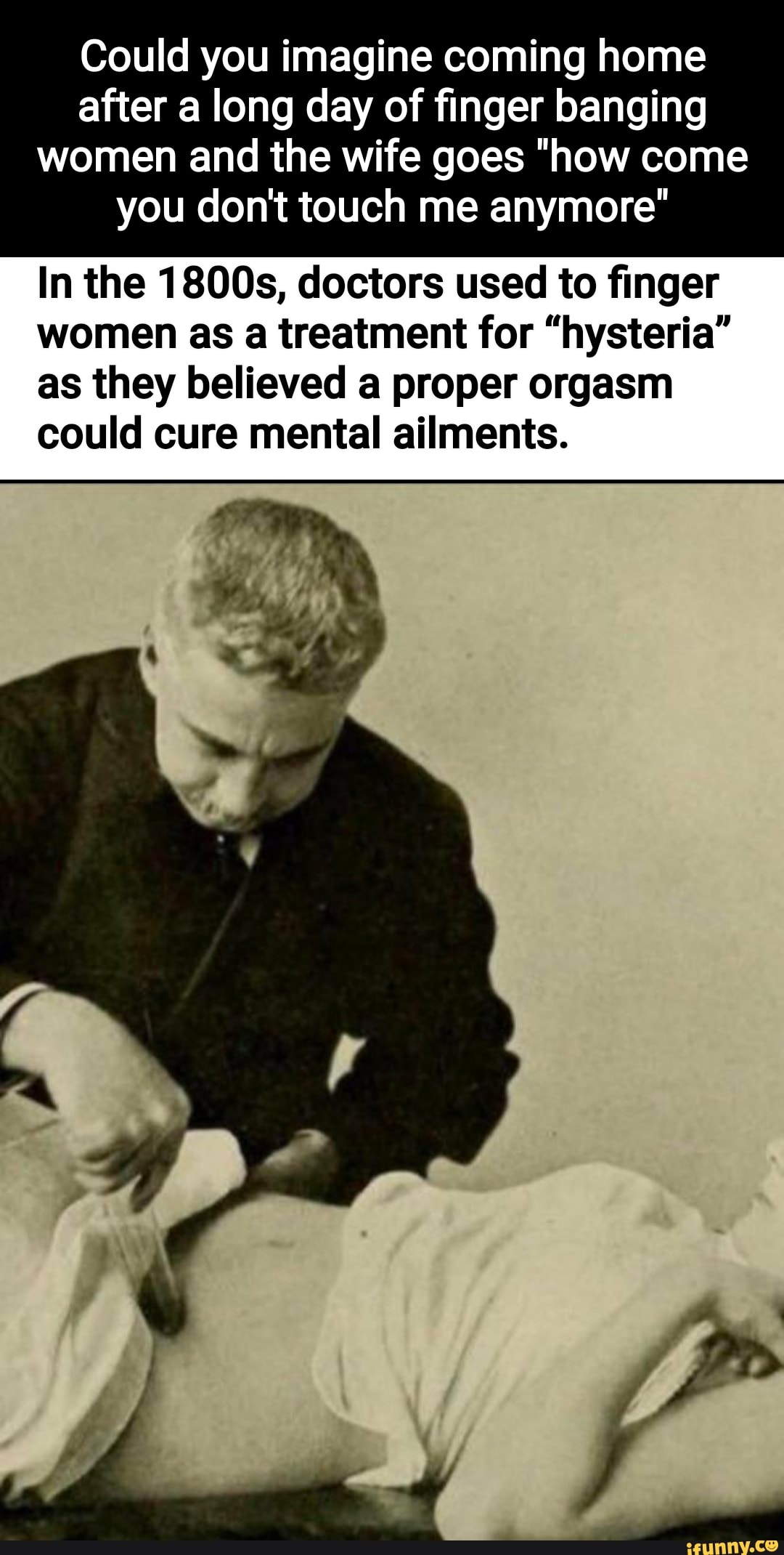 finger banging women and the wife