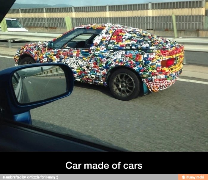 Car made of cars - Car made of cars